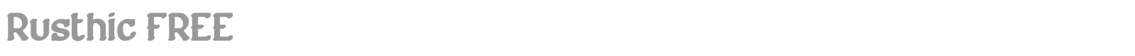 Rusthic font preview